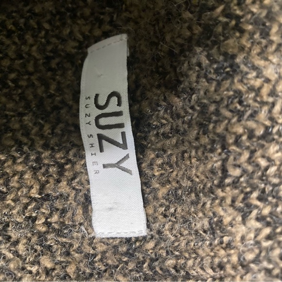 Suzy Shier Tan Sweater Duster Cardigan - Picture 5 of 10